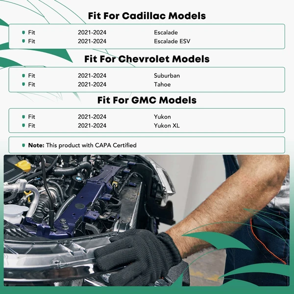Front Radiator Support Panel Brace with CAPA for 2021-2024 GMC Yukon