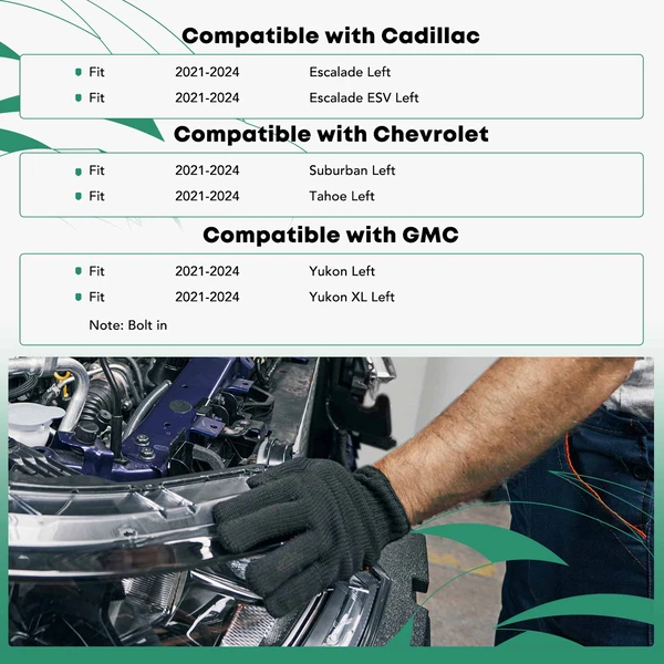 Driver Radiator Support Assembly for 2021-2024 Cadillac Escalade ESV