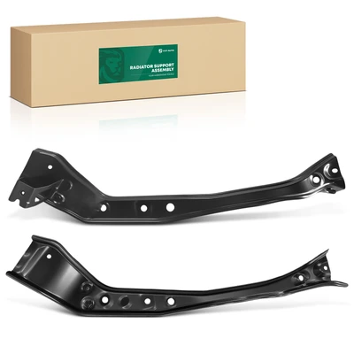2 Pcs Driver & Passenger Upper Steel Radiator Support