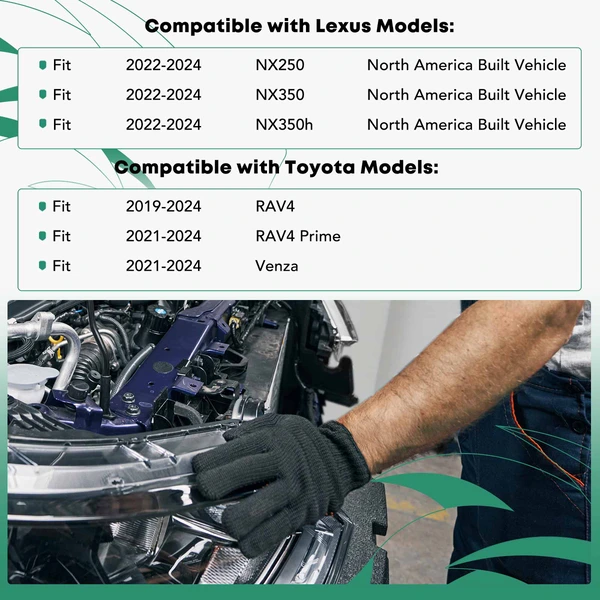 Lower Radiator Support with CAPA for Toyota RAV4 2019-2024 Venza Lexus NX250 NX350