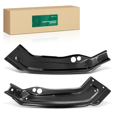 2 Pcs Driver & Passenger Steel Radiator Support Panel