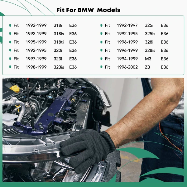Steel Radiator Support for BMW 318i 318is 318ti 320i 323i 325is 328i 328is M3 Z3