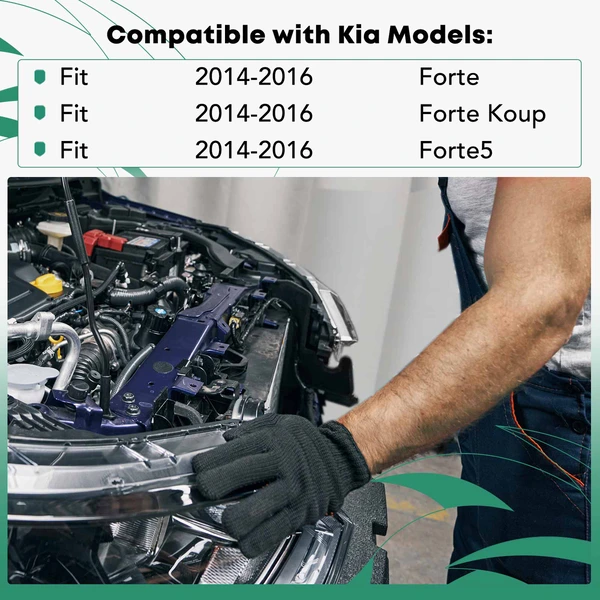 Front PP+GF+Steel Radiator Support Assembly for Kia Forte Forte5 Forte Koup