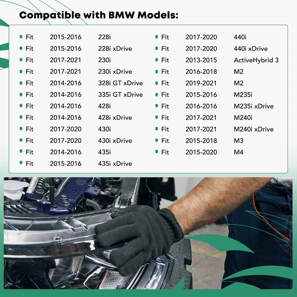 Upper Radiator Support Tie Bar for BMW 228i 230i 428i 430i 435i M2 M3 M4 Steel