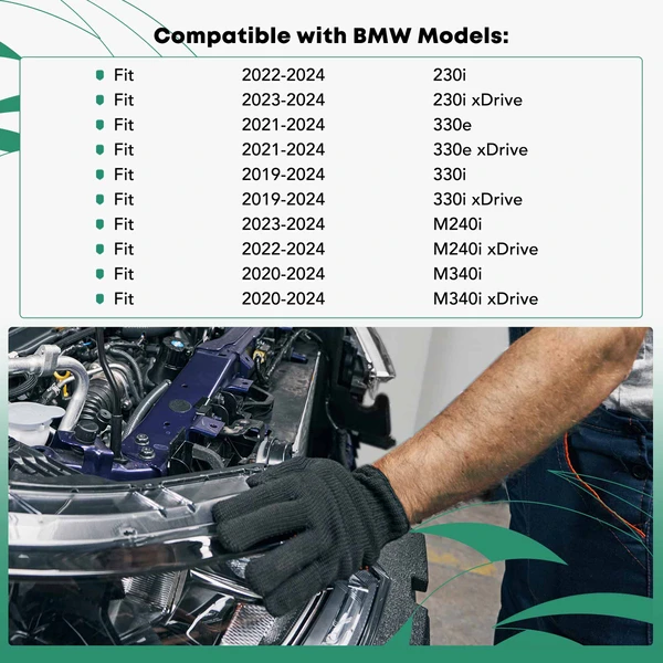 Upper Aluminum Radiator Support for 2019-2024 BMW 330i xDrive