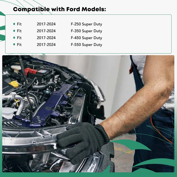Lower Radiator Support for 2017-2024 Ford F-550 Super Duty