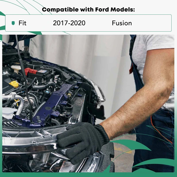 Upper Tie Bar PP+GF Radiator Support for Ford Fusion 2017-2020