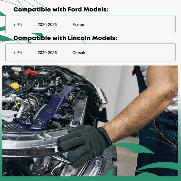 Lower Radiator Support Tie Bar for 2020-2025 Ford Escape