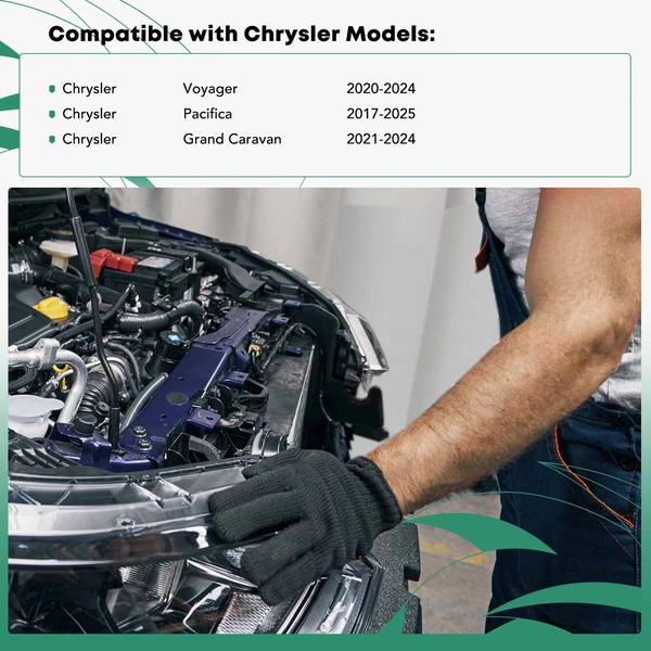 Lower Tie Bar PP+GF Radiator Support for 2020-2024 Chrysler Voyager