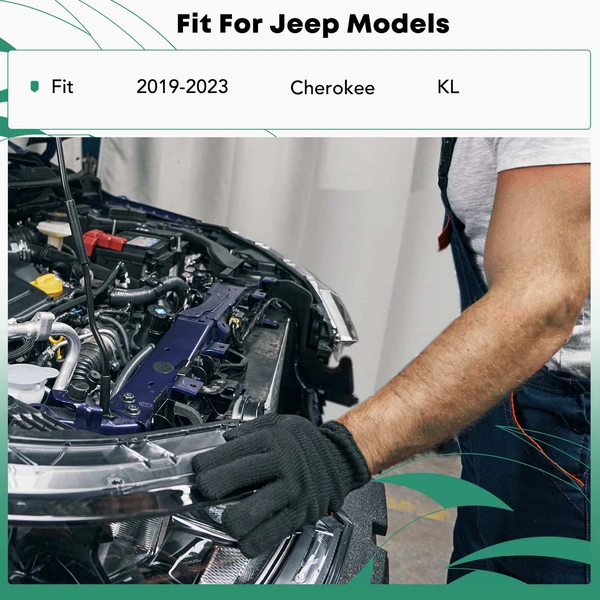 Passenger Upper Steel Radiator Support for 2019-2023 Jeep Cherokee