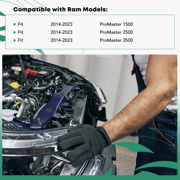 Passenger Radiator Support Panel Reinforcement Brace for 2014-2023 Ram ProMaster 2500