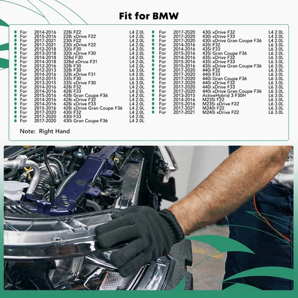 Passenger Radiator Support Bracket for BMW 2 3 4-Series F22 F30 F31 F32 F33 F36 F30H