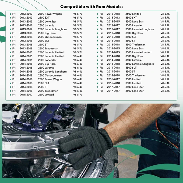 Lower Crossmember Radiator Support with CAPA for 2013-2018 Ram 3500