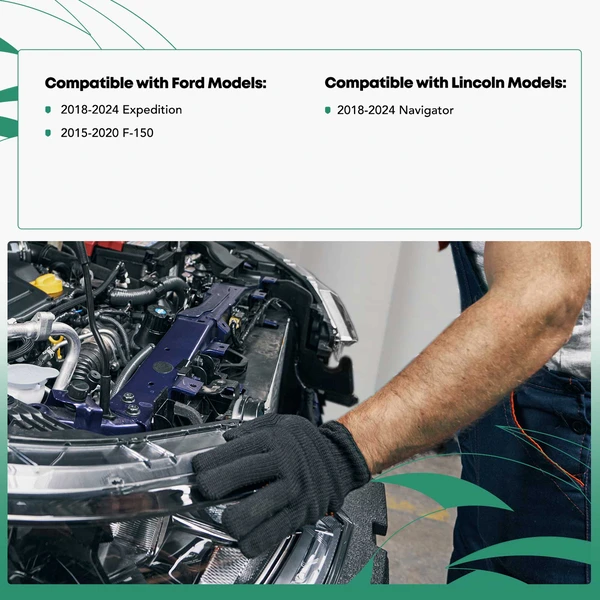 Aluminum Lower Radiator Support Assembly for 2015-2020 Ford F-150