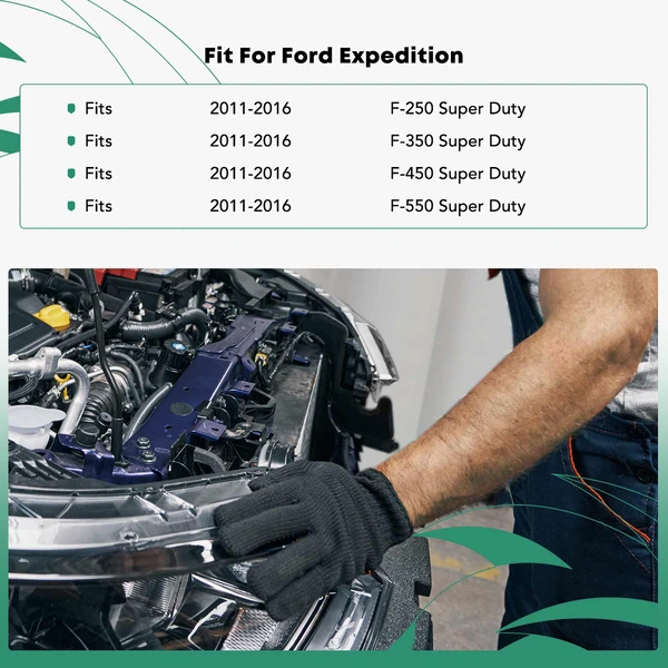 Lower Radiator Support Core Tie Bar for 2011-2016 Ford F-550 Super Duty