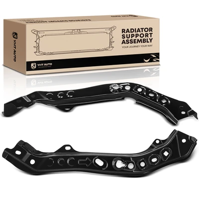 2 Pcs Driver & Passenger Upper Radiator Support Tie Bar with CAPA