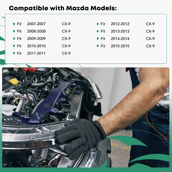 Driver Outer Steel Radiator Support for 2007-2015 Mazda CX-9