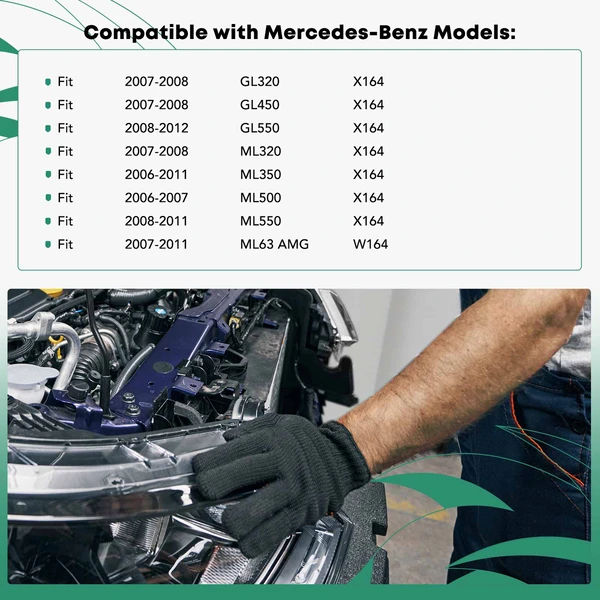 Front Upper Tie Bar Radiator Support for Mercedes-Benz GL320 GL450 GL550 ML320