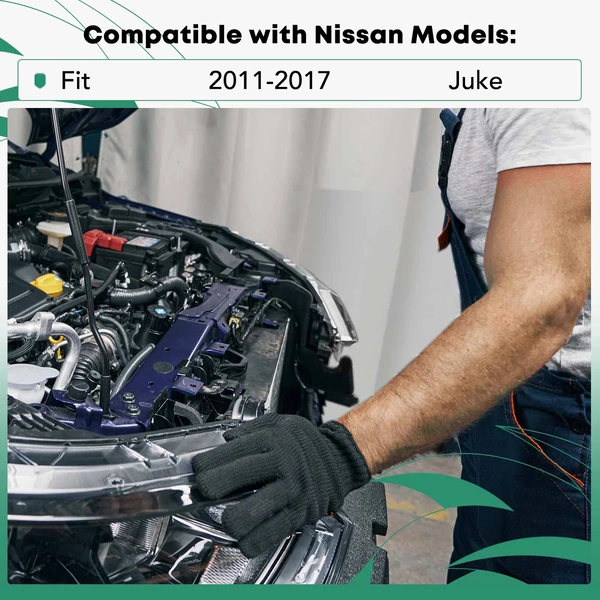 Driver Radiator Support Side Panel for 2011-2017 Nissan Juke