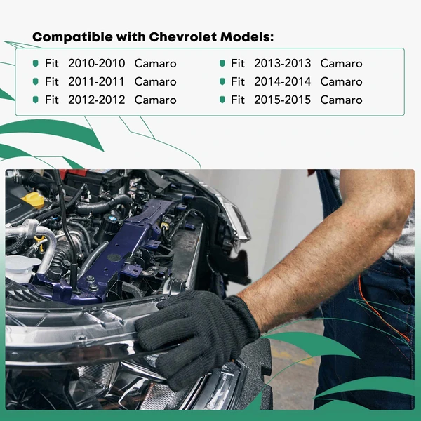 Upper Radiator Support Tie Bar for Chevy Camaro 2010-2015 2-Door Steel