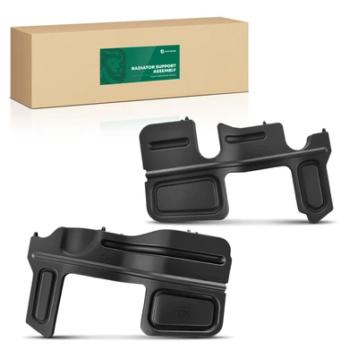 2 Pcs Driver & Passenger PP Panel Radiator Support