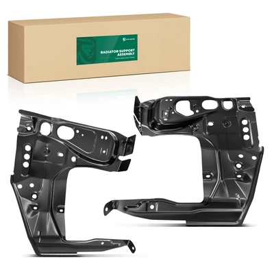 2 Pcs Driver & Passenger Steel Radiator Support Core Panel