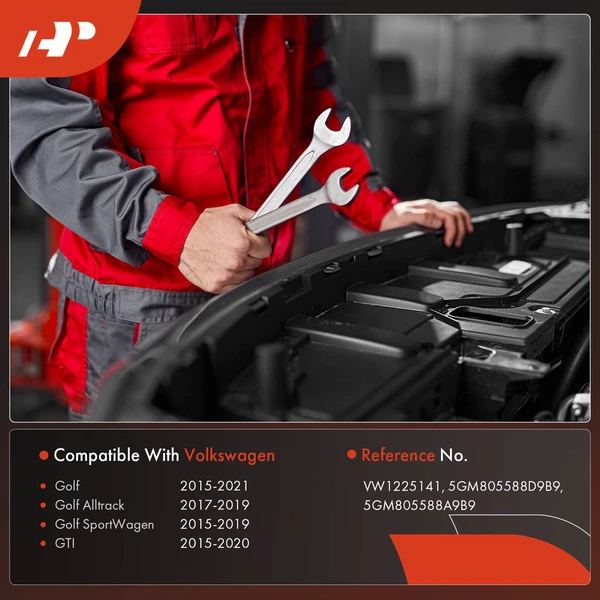 Front Radiator Support Assembly for Volkswagen Golf 15-21 GTI 15-20 Golf Alltrack