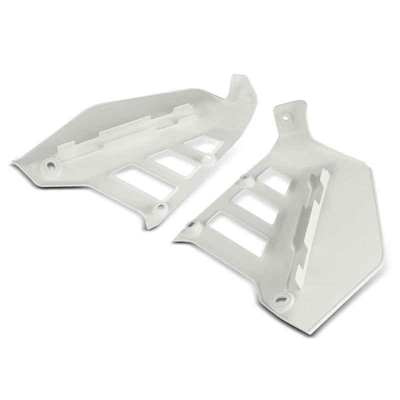 2 Pcs White Radiator Shrouds Tank Plastic Guards for 1985-1986 Honda ATC250R