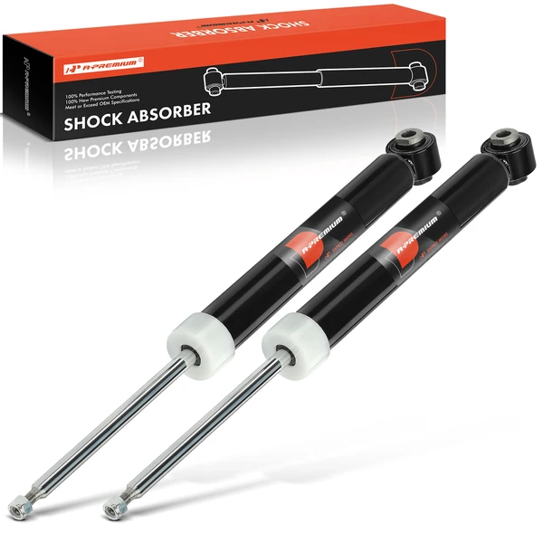 2-Pc Shock Absorber, Rear Driver & Passenger, A-Premium APSA2398