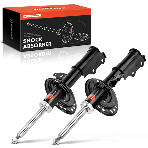 2-Pc Shock Absorbers Front Driver & Passenger A-Premium APSA2500