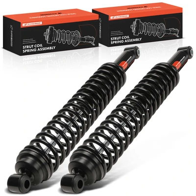 2 Pcs Rear Shock Absorber with Coil Spring Load Carrier