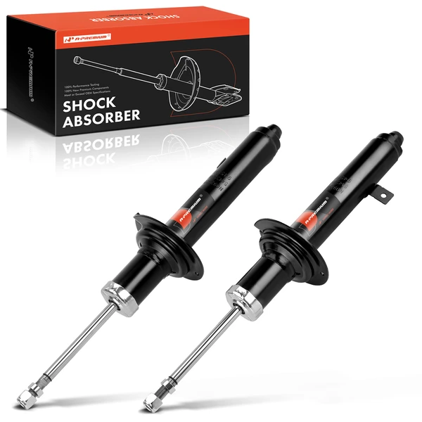 2014-2015 Lexus IS250 2-Pc Shock Absorbers Front Driver & Passenger A-Premium APSA2501