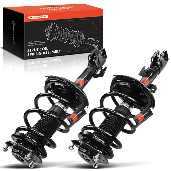 2-Pc Complete Strut + Coil Spring, Front Driver & Passenger, A-Premium APSA1160