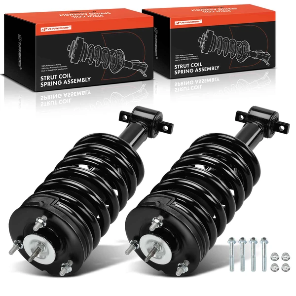 2 Pcs Front Complete Strut & Coil Spring Assembly for 2015-2020 GMC Yukon