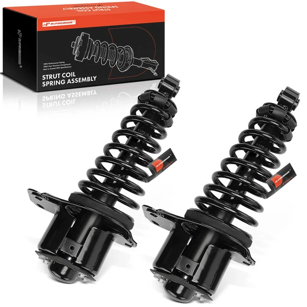 2-Pc Complete Strut + Coil Spring, Rear Driver & Passenger, A-Premium APSA2092