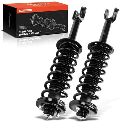 2 Pcs Rear Complete Strut & Coil Spring Assembly