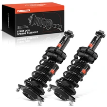 2 Pcs Rear Complete Strut & Coil Spring Assembly