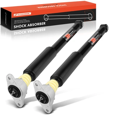 2 Pcs Rear Suspension Shock Absorber with Top Mount