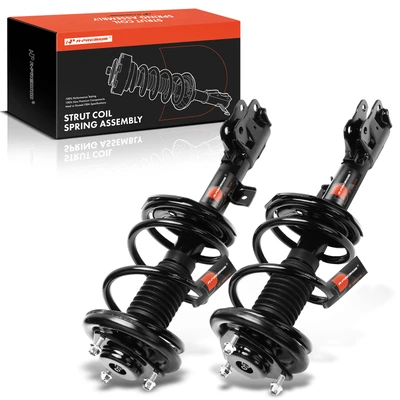 2 Pcs Front Complete Strut & Coil Spring Assembly