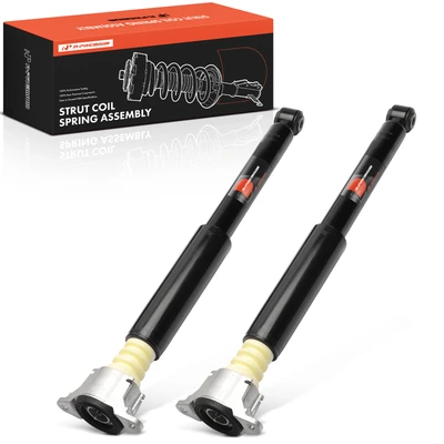 2 Pcs Rear Suspension Shock Absorber Assembly with Top Mount