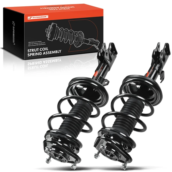 2009-2013 Toyota Corolla 2-Pc Strut and Coil Spring Assembly Set Front Driver & Passenger A-Premium APSA1182