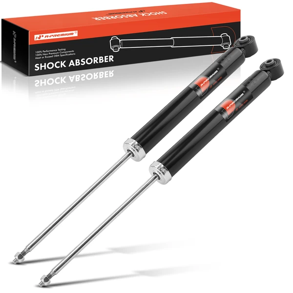 2015-2016 Audi A3 2-Pc Shock Absorbers Rear Driver & Passenger A-Premium APSA2516