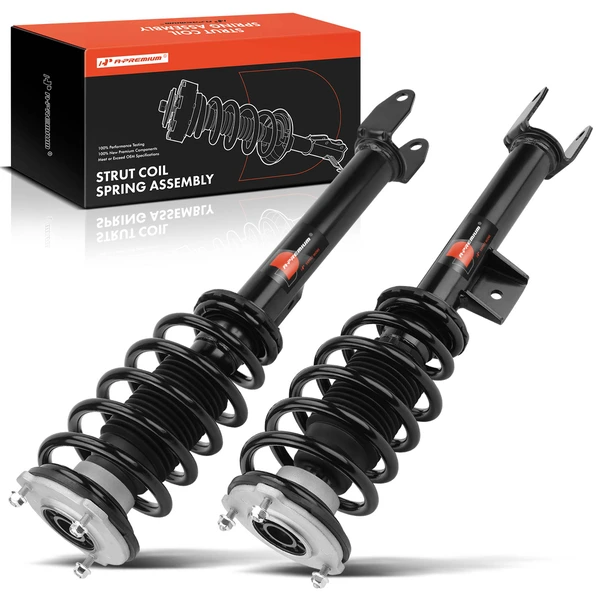 2017-2023 Tesla 3 2-Pc Shock Absorbers Front Driver & Passenger A-Premium APSA2518