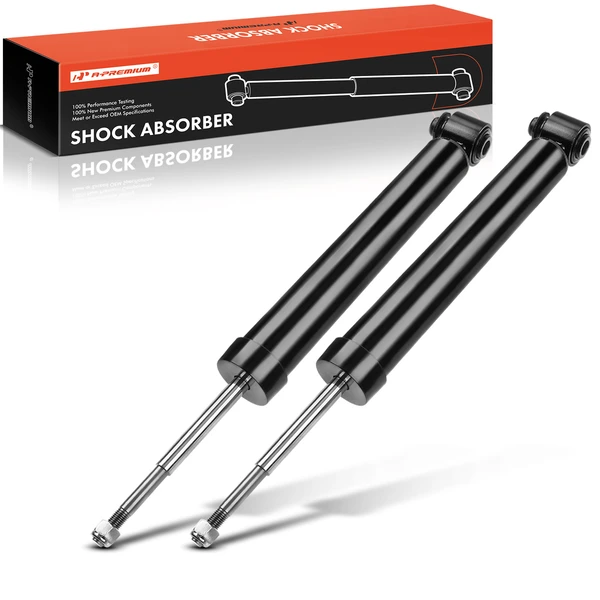 2000-2006 BMW X5 2-Pc Shock Absorber Rear Driver & Passenger A-Premium APSA1334