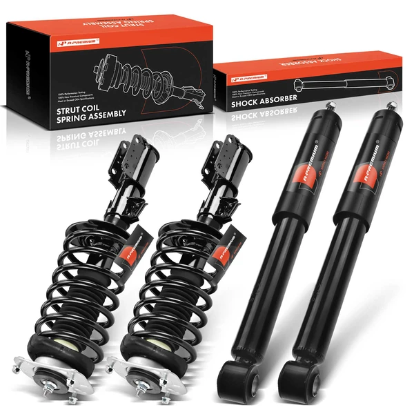 4-Pc Strut and Coil Spring Assembly Set Front & Rear A-Premium APSA2423