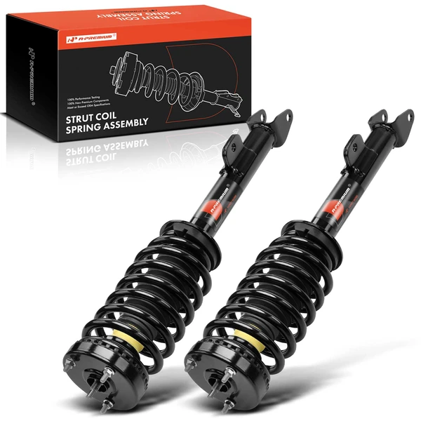 2-Pc Shock Strut + Coil Spring, Front Driver & Passenger, A-Premium APSA1806