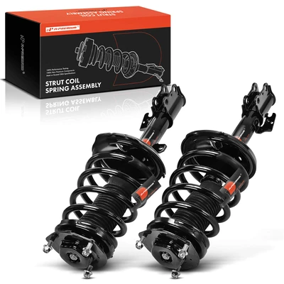 2 Pcs Front Complete Strut & Coil Spring Assembly