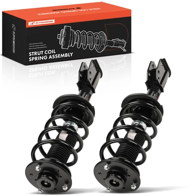 2 Pcs Front Complete Strut and Coil Spring Assembly