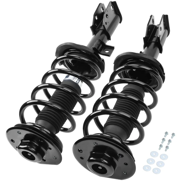 2-Pc Complete Strut + Coil Spring, Front Driver & Passenger, A-Premium APSA1224