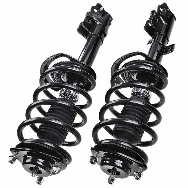 2-Pc Complete Strut + Coil Spring, Front Driver & Passenger, A-Premium APSA1223
